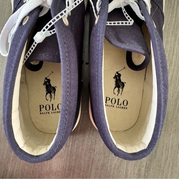 Polo Ralph Lauren Men Blue Keaton Chukka Boot canvas Sneakers size 7.5 NWT - Picture 10 of 12